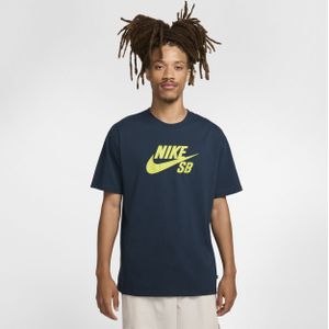 Nike SB Skateshirt met logo voor heren - Blauw