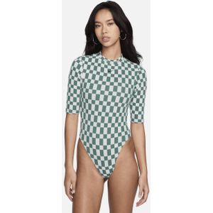 Nike Sportswear Collection jacquard bodysuit voor dames - Groen