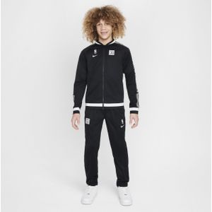 Brooklyn Nets Starting 5 Courtside Nike NBA-trainingspak met Dri-FIT voor kids - Zwart