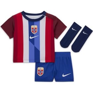 Noorwegen 2024 Stadium Thuis Nike driedelig replica voetbaltenue voor baby's/peuters - Rood