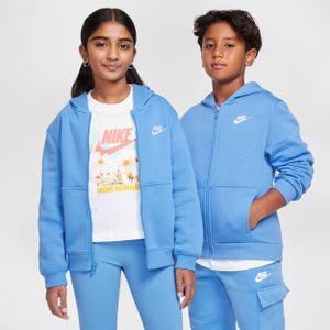 Nike Sportswear Club Fleece hoodie met rits voor kids - Rood