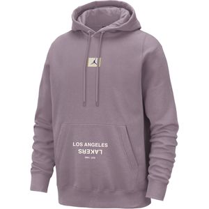 Los Angeles Lakers Courtside Jordan NBA-fleecehoodie voor heren - Paars