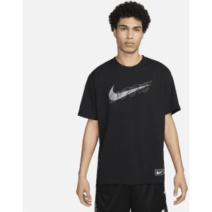 Nike Max90 basketbalshirt voor heren - Zwart