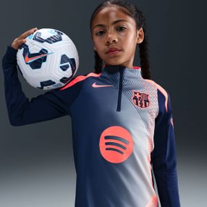 FC Barcelona Strike Derde Nike Total 90 Dri-FIT voetbalwarming-uptop voor kids - Blauw