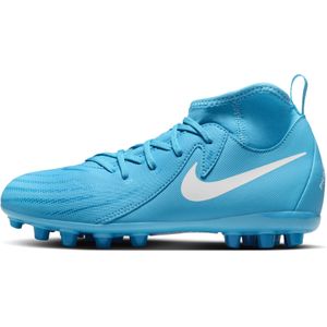 Nike Jr. Phantom Luna 2 Academy high-top voetbalschoenen voor kleuters/kids (kunstgras) - Zwart