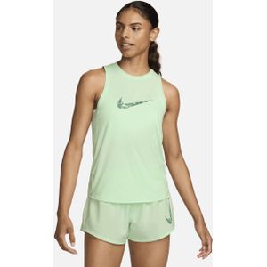 Nike One hardlooptanktop met graphic voor dames - Groen