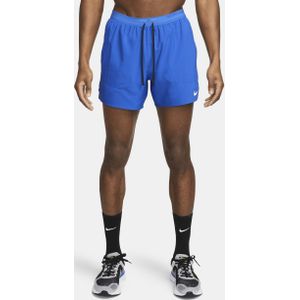 Nike Stride Dri-FIT hardloopshorts met binnenbroek voor heren (13 cm) - Blauw