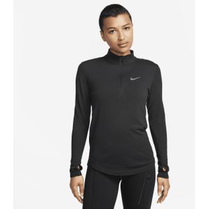 Nike Dri-FIT Swift hardlooptop van wol met lange mouwen voor dames - Zwart