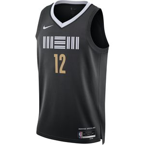 Ja Morant Memphis Grizzlies City Edition 2023/24 Nike Dri-FIT Swingman NBA-jersey voor heren - Zwart