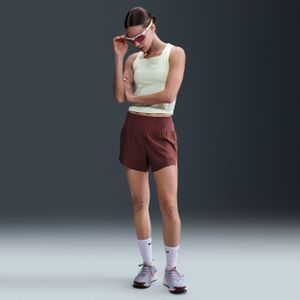 Nike Trail Dri-FIT hardloopshorts met binnenbroekje voor dames - Bruin