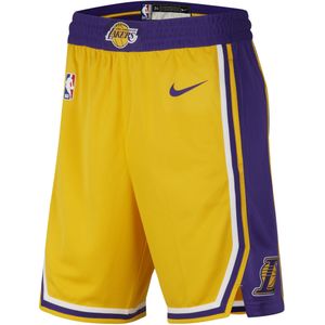 Los Angeles Lakers Icon Edition Swingman Nike NBA-herenshorts - Geel