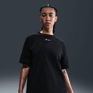 A'ja Wilson ruimvallend T-shirt met korte mouwen voor dames - Zwart