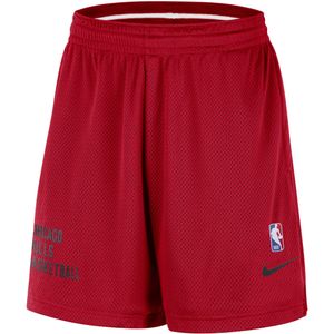 Chicago Bulls Nike NBA-herenshorts met mesh - Rood