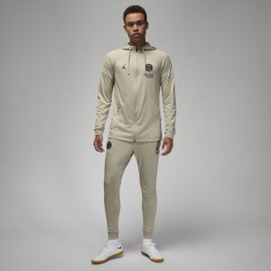 Paris Saint-Germain Strike Derde Jordan Dri-FIT knit voetbaltrainingspak met capuchon voor heren - Bruin