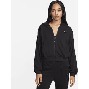 Nike Sportswear Chill Terry ruimvallende hoodie van sweatstof met rits voor dames - Bruin
