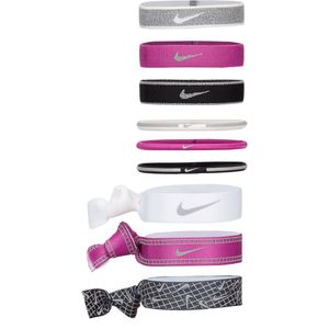 Nike verschillende soorten haarbanden (9 stuks) - Wit