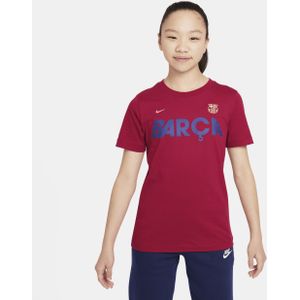 FC Barcelona Mercurial Nike voetbalshirt voor kids - Rood