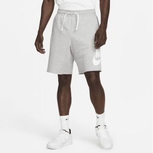 Nike Club Alumni Herenshorts van sweatstof - Grijs