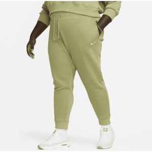 Nike Sportswear Phoenix Fleece Joggingbroek met hoge taille voor dames (Plus Size) - Groen