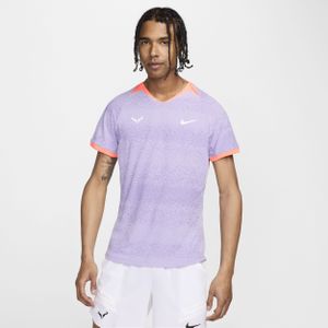 Rafa Dri-FIT ADV tennistop met korte mouwen voor heren - Paars