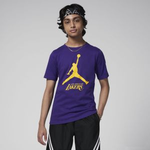 Los Angeles Lakers Essential Jordan NBA-shirt voor jongens - Paars