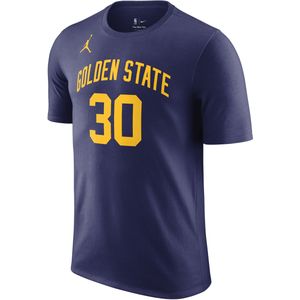 Golden State Warriors Statement Edition Jordan NBA-herenshirt - Blauw