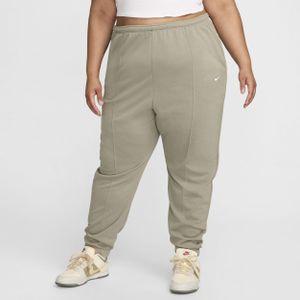 Nike Sportswear Chill Terry aansluitende joggingbroek met hoge taille van sweatstof voor dames (Plus Size) - Groen