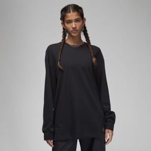 Jordan Essentials oversized T-shirt met lange mouwen voor dames - Zwart