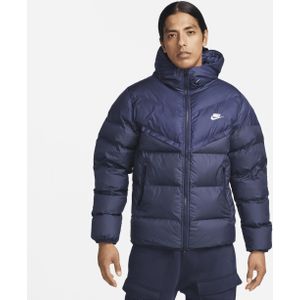 Nike Windrunner PrimaLoft® Storm-FIT gewatteerd herenjack met capuchon - Blauw