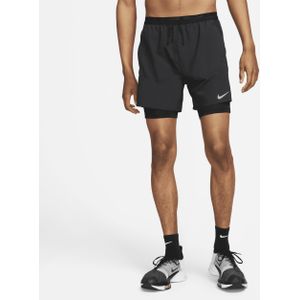 Nike Stride Dri-FIT hybride hardloopshorts voor heren (13 cm) - Blauw