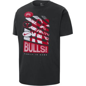 Chicago Bulls Courtside Nike NBA herenshirt - Zwart