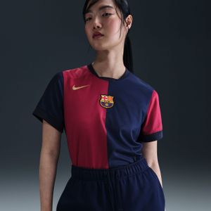 FC Barcelona 2024/25 Stadium Thuis Nike Dri-FIT replicavoetbalshirt voor dames - Blauw