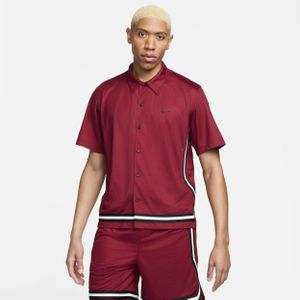 Nike DNA Crossover Dri-FIT basketbaltop met korte mouwen voor heren - Rood