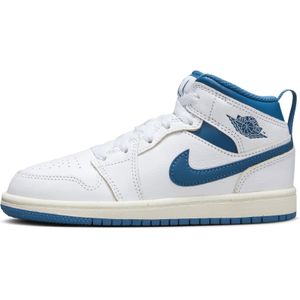 Jordan 1 Mid SE kleuterschoenen - Wit