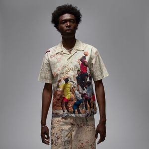 Air Jordan recht gesneden herenshirt - Wit