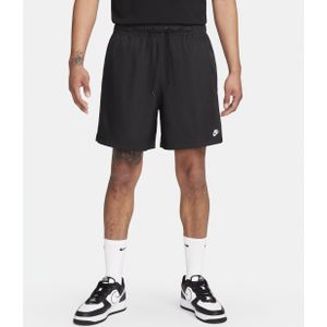 Nike Club Geweven flowshorts voor heren - Zwart