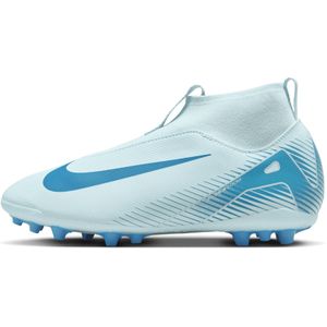 Nike Jr. Mercurial Superfly 10 Academy high top voetbalschoenen voor kleuters/kids (kunstgras) - Blauw