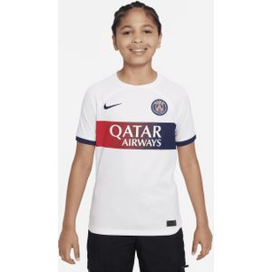 Paris Saint-Germain 2023/24 Stadium Uit Nike Dri-FIT voetbalshirt voor kids - Wit