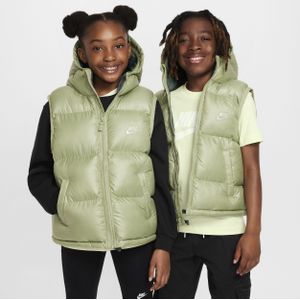 Nike Sportswear Heavyweight Synthetic Fill EasyOn Therma-FIT Repel ruimvallende bodywarmer met capuchon voor kids - Groen