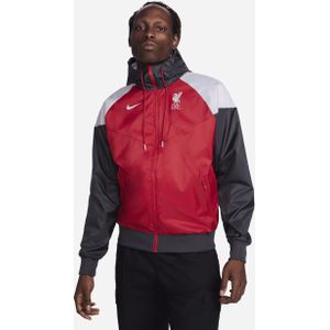 Liverpool FC Sport Essentials Windrunner Nike geweven voetbaljack met capuchon voor heren - Rood