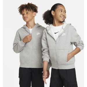 Nike Sportswear Club Fleece hoodie met rits voor kids - Blauw