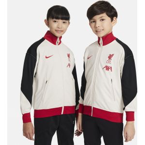 Liverpool FC Academy Pro Nike Dri-FIT voetbalvolksliedjack voor kids - Wit