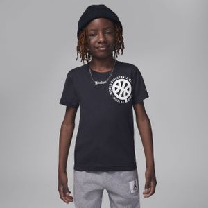 Jordan Quai 54 T-shirt met graphic voor kleuters - Zwart