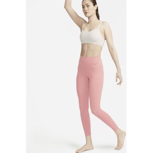 Nike Zenvy 7/8-legging met iets ondersteunende hoge taille voor dames - Roze