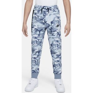 Nike Sportswear Tech Fleece joggingbroek met camouflageprint voor jongens - Blauw