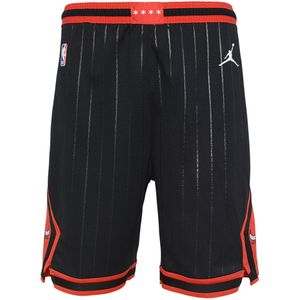 Chicago Bulls Statement Edition Swingman Jordan NBA-basketbalshorts voor kids - Zwart