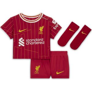 Liverpool FC 2024/25 Stadium Thuis Nike driedelig replica-voetbaltenue voor baby's/peuters - Rood