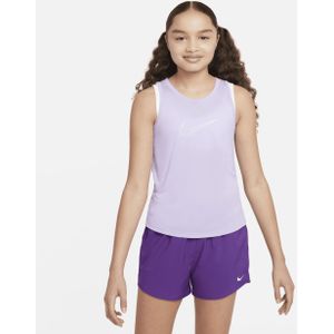 Nike One Dri-FIT trainingstanktop voor meisjes - Wit