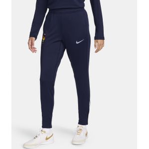 FFF Strike Nike Dri-FIT knit voetbalbroek voor dames - Blauw