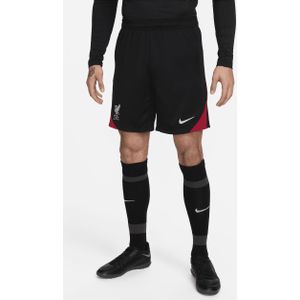 Liverpool FC Strike Nike Dri-FIT knit voetbalshorts voor heren - Zwart